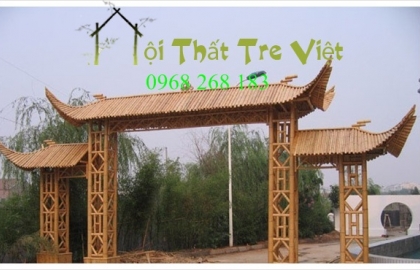 Thanh tú cổng tre 16