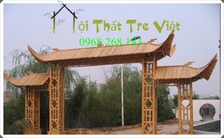 Thanh tú cổng tre 16