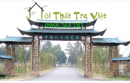 Hoành tráng cổng tre 19