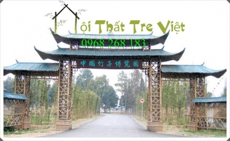 Hoành tráng cổng tre 19