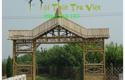 Kỹ thuật làm cổng tre 03