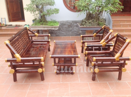 Bộ sofa tre hun khói SFT4