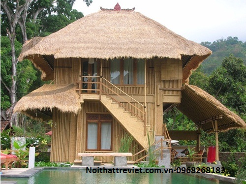 bamboo house