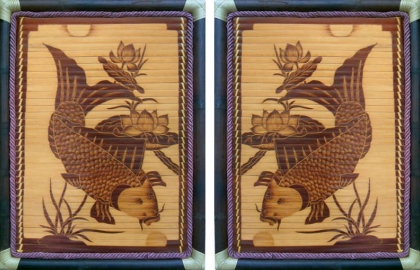 Tranh lý ngư vọng nguyệt