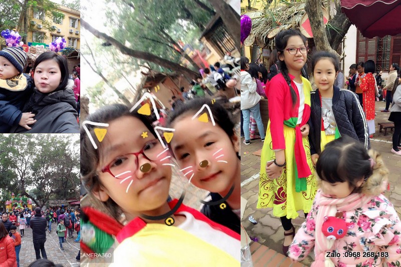 be vui hoi cho xuan