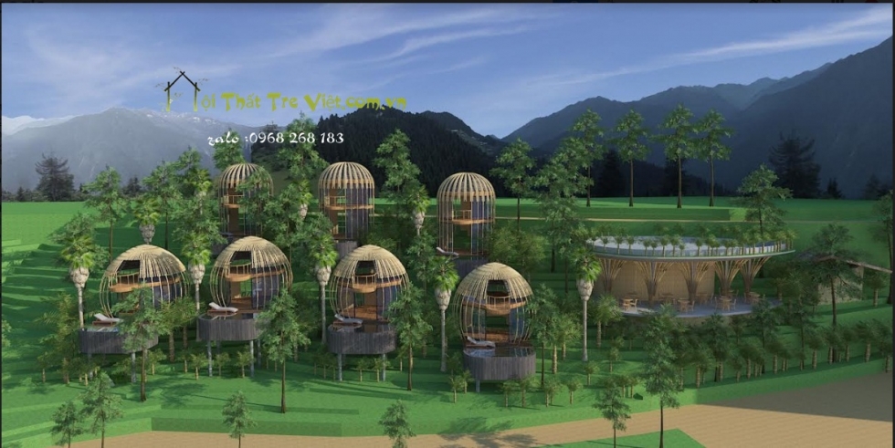 lam nha tren cay