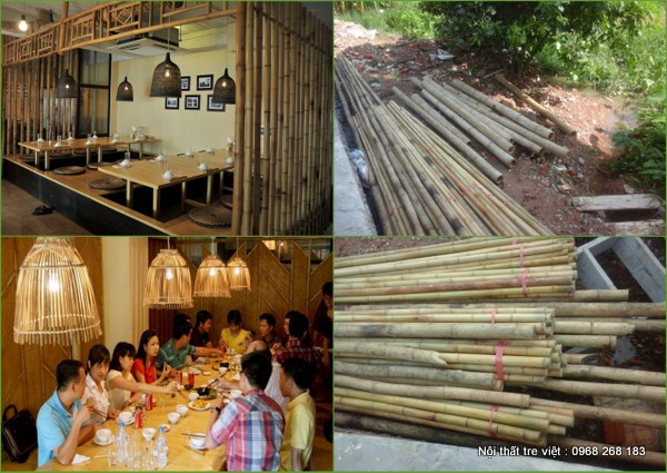 trang tri vach tre