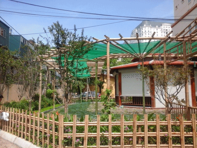 lam gian hoa tư cay tre 