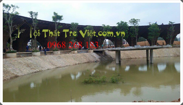 he khung nhà tre lợp guot